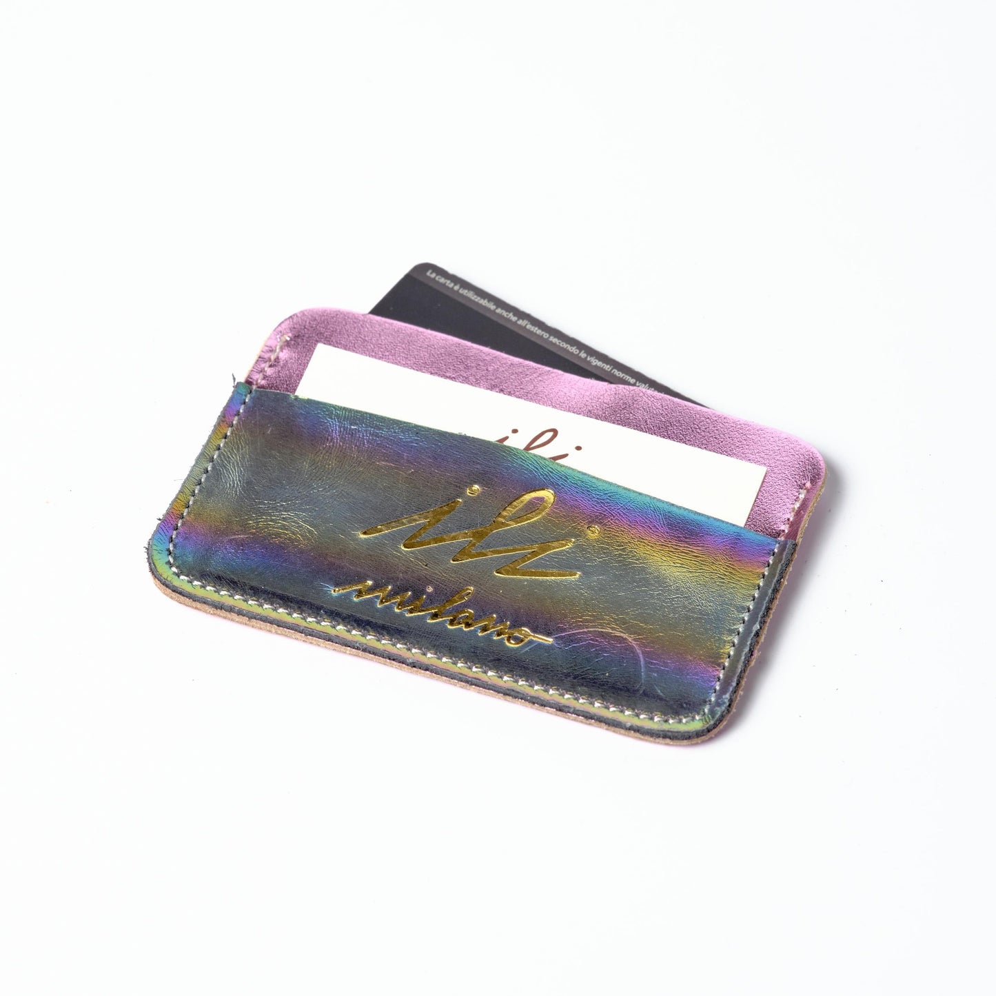 PORTACARTE RAINBOW PINK